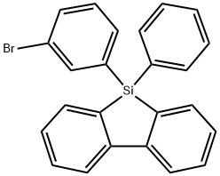 5-(3-溴苯基)-5-苯基-5H-二苯并[B,D]硅烷,2131835-40-8,结构式