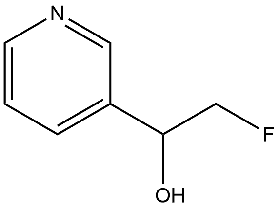 α-(Fluoromethyl)-3-pyridinemethanol Struktur
