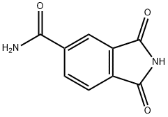 1H-Isoindole-5-carboxamide, 2,3-dihydro-1,3-dioxo- 化学構造式