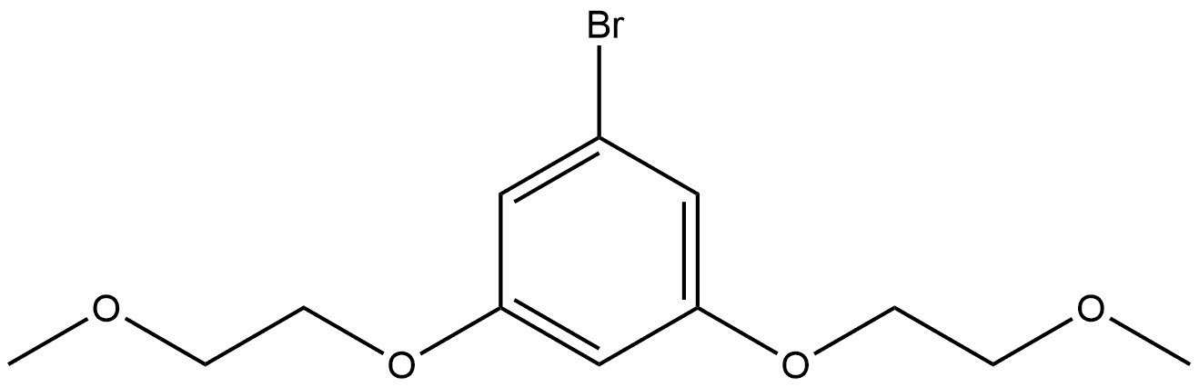 1-Bromo-3,5-bis(2-methoxyethoxy)benzene Structure