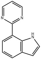 7-(2-嘧啶基)-1H-吲哚,2135521-47-8,结构式