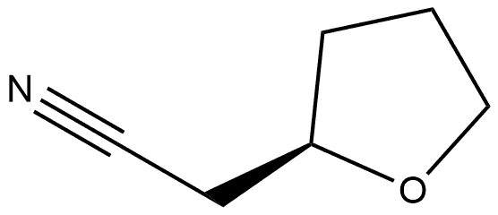 (R)-2-(Tetrahydrofuran-2-yl)acetonitrile 结构式
