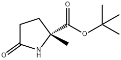 tert-butyl
(2R)-2-methyl-5-oxopyrrolidine-2-carboxylate 化学構造式