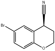 2H-1-Benzopyran-4-carbonitrile, 6-bromo-3,4-dihydro-, (4S)-|