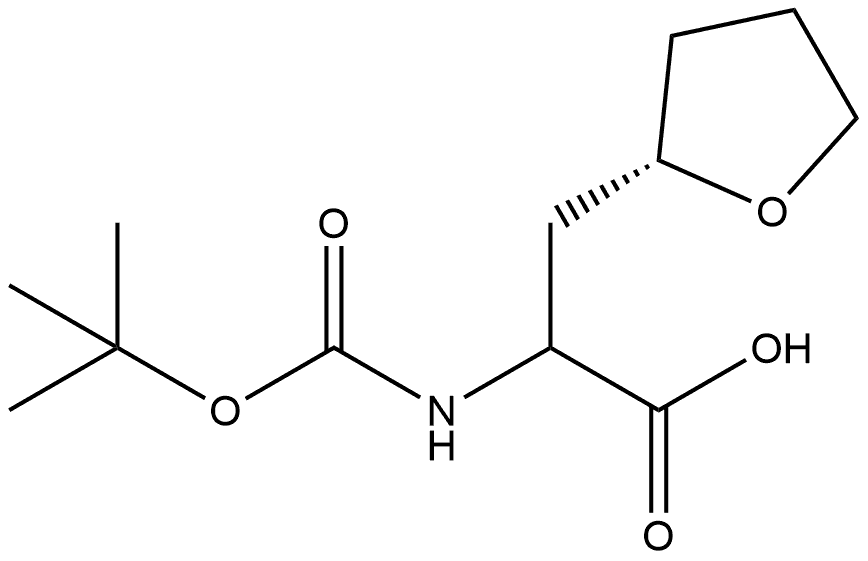 2-{[(tert-butoxy)carbonyl]amino}-3-[(2S)-oxolan-2- yl]propanoic acid|