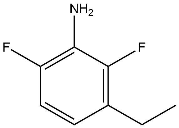 3-ethyl-2,6-difluoroaniline Structure