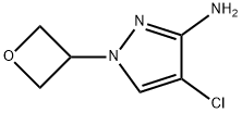 1H-Pyrazol-3-amine, 4-chloro-1-(3-oxetanyl)- Structure