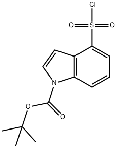 2137573-51-2 1H-Indole-1-carboxylic acid, 4-(chlorosulfonyl)-, 1,1-dimethylethyl ester