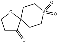 1-oxa-8lambda6-thiaspiro[4.5]decane-4,8,8-trione Struktur