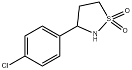 Isothiazolidine, 3-(4-chlorophenyl)-, 1,1-dioxide Struktur