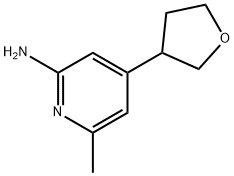 2-Pyridinamine, 6-methyl-4-(tetrahydro-3-furanyl)-|