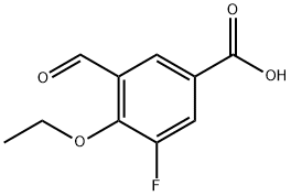 4-Ethoxy-3-fluoro-5-formylbenzoic acid Structure