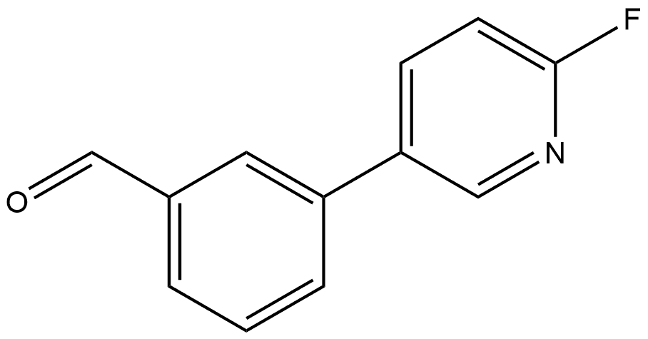 3-(6-Fluoropyridin-3-yl)benzaldehyde Structure