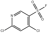 4,6-dichloropyridine-3-sulfonyl fluoride Struktur