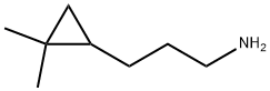 Cyclopropanepropanamine, 2,2-dimethyl- Structure