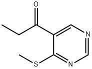 1-(4-(甲硫基)嘧啶-5-基)丙-1-酮,2137924-28-6,结构式