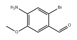 4-氨基-2-溴-5-甲氧基苯甲醛, 2137924-40-2, 结构式