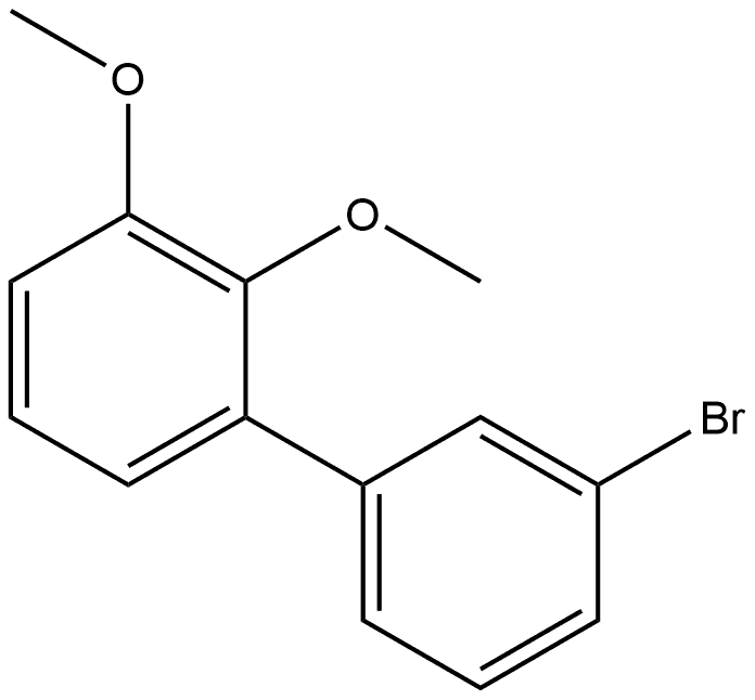 3'-Bromo-2,3-dimethoxy-1,1'-biphenyl Structure