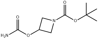 tert-butyl 3-(carbamoyloxy)azetidine-1-carboxylate Structure