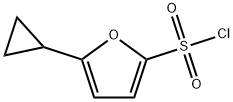 5-cyclopropylfuran-2-sulfonyl chloride Structure