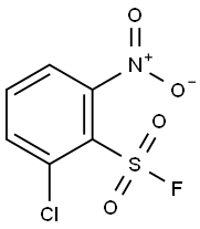2-氯-6-硝基苯磺酰基氟化物 结构式