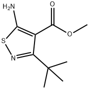 5-氨基-3-(叔丁基)异噻唑-4-羧酸甲酯, 2138226-81-8, 结构式