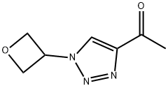 1-[1-(oxetan-3-yl)-1H-1,2,3-triazol-4-yl]ethan-1-one 结构式