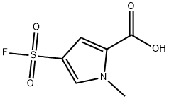 1H-Pyrrole-2-carboxylic acid, 4-(fluorosulfonyl)-1-methyl- Structure