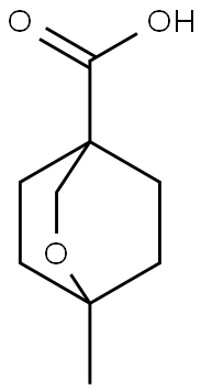 2-Oxabicyclo[2.2.2]octane-4-carboxylic acid, 1-methyl- Structure
