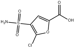 5-氯-4-氨磺呋喃-2-羧酸, 2138426-93-2, 结构式