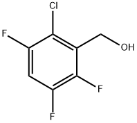 Benzenemethanol, 2-chloro-3,5,6-trifluoro- Structure