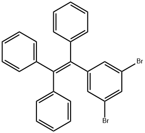 Benzene, 1,3-dibromo-5-(1,2,2-triphenylethenyl)- 结构式