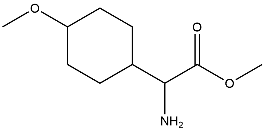 methyl 2-amino-2-(4-methoxycyclohexyl)acetate,2139064-14-3,结构式