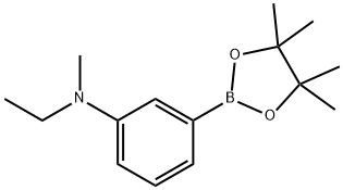 3-ethyl(methyl)aminophenylboronic acid picol ester 化学構造式