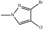 1H-Pyrazole, 3-bromo-4-chloro-1-methyl- Structure