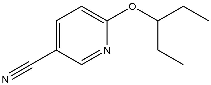 6-(1-Ethylpropoxy)-3-pyridinecarbonitrile|