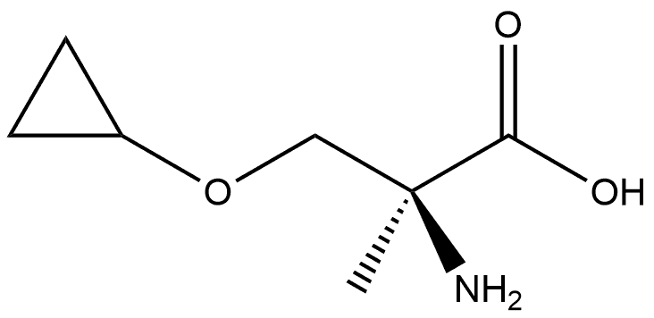 O-Cyclopropyl-2-methylserine 结构式