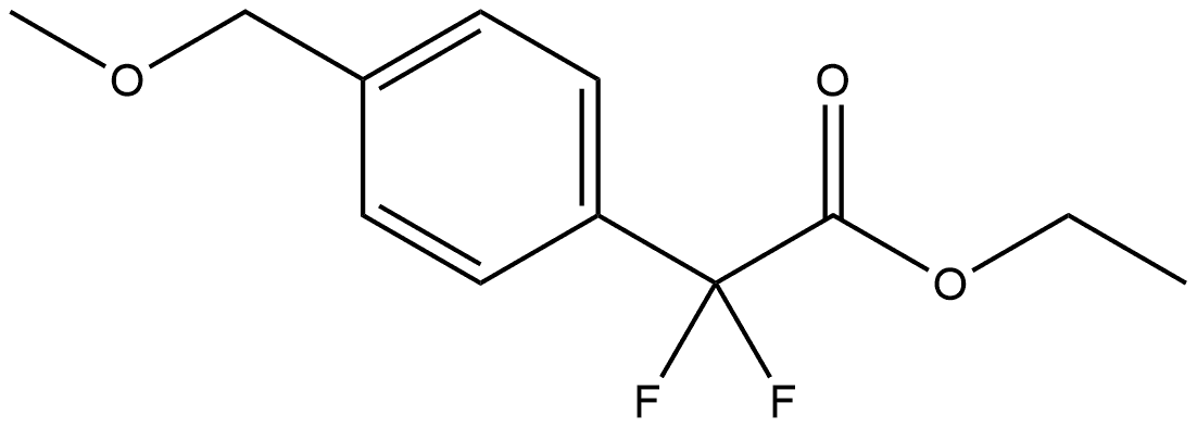 Ethyl α,α-difluoro-4-(methoxymethyl)benzeneacetate Structure