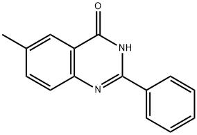 6-Methyl-2-phenylquinazolin-4(3H)-one Struktur