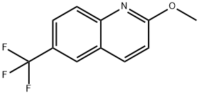 2-Methoxy-6-(trifluoromethyl)quinoline 结构式