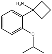 1-[2-(propan-2-yloxy)phenyl]cyclobutan-1-amine Struktur