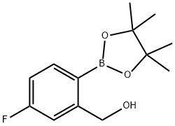 Benzenemethanol, 5-fluoro-2-(4,4,5,5-tetramethyl-1,3,2-dioxaborolan-2-yl)-|(5-氟-2-(4,4,5,5-四甲基-1,3,2-二氧硼烷-2-基)苯基)甲醇