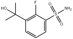 2-Fluoro-3-(1-hydroxy-1-methylethyl)benzenesulfonamide Structure