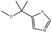 5-(2-甲氧基丙-2-基)噻唑, 2143028-20-8, 结构式