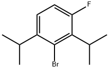 2-溴-4-氟-1,3-双(1-甲基乙基)苯,2143028-50-4,结构式