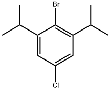 2-溴-5-氯-1,3-二异丙基苯 结构式