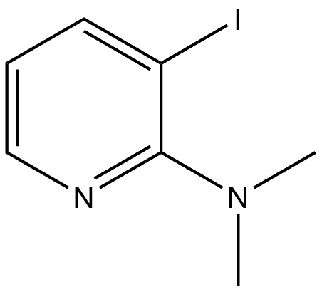 3-碘-N,N-二甲基吡啶-2-胺, 214342-66-2, 结构式