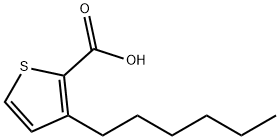2-Thiophenecarboxylic acid, 3-hexyl-