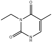 2,4(1H,3H)-Pyrimidinedione, 3-ethyl-5-methyl- 化学構造式