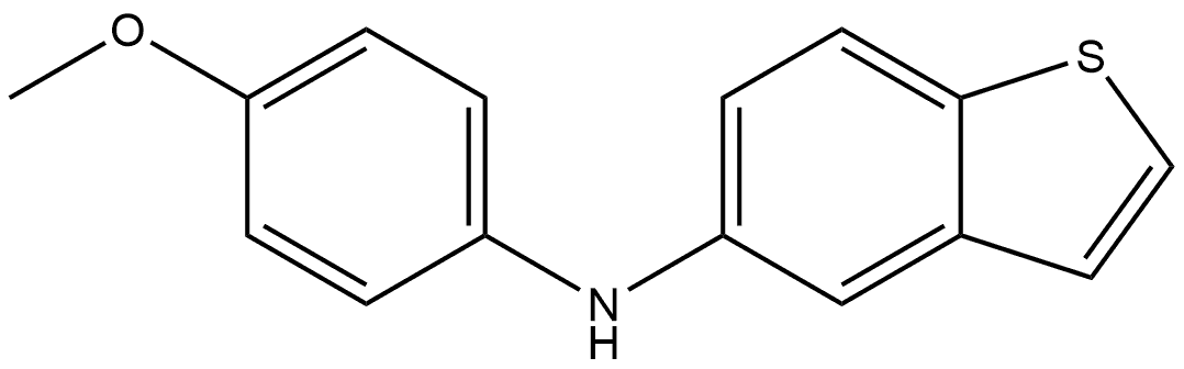 N-(4-Methoxyphenyl)benzo[b]thiophen-5-amine Structure